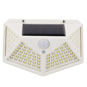 GloboStar® 71498 Αυτόνομο Ηλιακό Φωτιστικό LED SMD 10W 1000lm με Ενσωματωμένη Μπαταρία 1200mAh – Φωτοβολταϊκό Πάνελ με Αισθητήρα Ημέρας-Νύχτας και PIR Αισθητήρα Κίνησης Αδιάβροχο IP65 Ψυχρό Λευκό 6000K