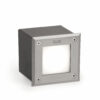 Faro Barcelona LED-18 Χωνευτό INOX Τετράγωνο Φωτιστικό LED Εξωτερικών Χώρων 3000K – 71499N