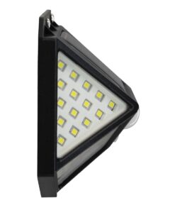 GloboStar® 71499 Αυτόνομο Ηλιακό Φωτιστικό LED SMD 10W 1000lm με Ενσωματωμένη Μπαταρία 1200mAh – Φωτοβολταϊκό Πάνελ με Αισθητήρα Ημέρας-Νύχτας και PIR Αισθητήρα Κίνησης Αδιάβροχο IP65 Ψυχρό Λευκό 6000K