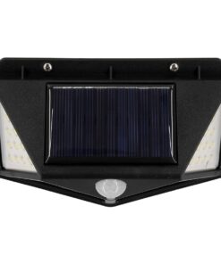 GloboStar® 71499 Αυτόνομο Ηλιακό Φωτιστικό LED SMD 10W 1000lm με Ενσωματωμένη Μπαταρία 1200mAh – Φωτοβολταϊκό Πάνελ με Αισθητήρα Ημέρας-Νύχτας και PIR Αισθητήρα Κίνησης Αδιάβροχο IP65 Ψυχρό Λευκό 6000K