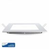 LED Panel Τετράγωνο Χωνευτό Λευκό 18W V-TAC PRO Samsung Chip 120° 1500lm 22.5×22.5 Θερμό Λευκό 3000K – 715
