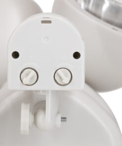 GloboStar® 71508 Λευκό Αυτόνομο Ηλιακό Φωτιστικό LED SMD 10W 150lm με Ενσωματωμένη Μπαταρία 1200mAh – Φωτοβολταϊκό Πάνελ με Αισθητήρα Ημέρας-Νύχτας και PIR Αισθητήρα Κίνησης Αδιάβροχο IP54 Ψυχρό Λευκό 6000K