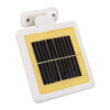 GloboStar® 71508 Λευκό Αυτόνομο Ηλιακό Φωτιστικό LED SMD 10W 150lm με Ενσωματωμένη Μπαταρία 1200mAh – Φωτοβολταϊκό Πάνελ με Αισθητήρα Ημέρας-Νύχτας και PIR Αισθητήρα Κίνησης Αδιάβροχο IP54 Ψυχρό Λευκό 6000K