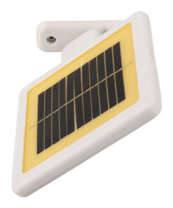 GloboStar® 71508 Λευκό Αυτόνομο Ηλιακό Φωτιστικό LED SMD 10W 150lm με Ενσωματωμένη Μπαταρία 1200mAh – Φωτοβολταϊκό Πάνελ με Αισθητήρα Ημέρας-Νύχτας και PIR Αισθητήρα Κίνησης Αδιάβροχο IP54 Ψυχρό Λευκό 6000K