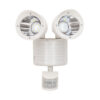 GloboStar® 71508 Λευκό Αυτόνομο Ηλιακό Φωτιστικό LED SMD 10W 150lm με Ενσωματωμένη Μπαταρία 1200mAh – Φωτοβολταϊκό Πάνελ με Αισθητήρα Ημέρας-Νύχτας και PIR Αισθητήρα Κίνησης Αδιάβροχο IP54 Ψυχρό Λευκό 6000K