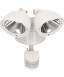 GloboStar® 71508 Λευκό Αυτόνομο Ηλιακό Φωτιστικό LED SMD 10W 150lm με Ενσωματωμένη Μπαταρία 1200mAh – Φωτοβολταϊκό Πάνελ με Αισθητήρα Ημέρας-Νύχτας και PIR Αισθητήρα Κίνησης Αδιάβροχο IP54 Ψυχρό Λευκό 6000K