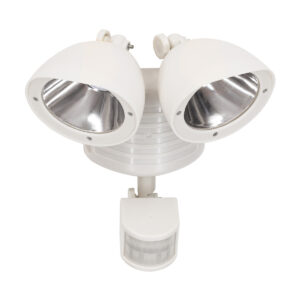 GloboStar® 71508 Λευκό Αυτόνομο Ηλιακό Φωτιστικό LED SMD 10W 150lm με Ενσωματωμένη Μπαταρία 1200mAh – Φωτοβολταϊκό Πάνελ με Αισθητήρα Ημέρας-Νύχτας και PIR Αισθητήρα Κίνησης Αδιάβροχο IP54 Ψυχρό Λευκό 6000K