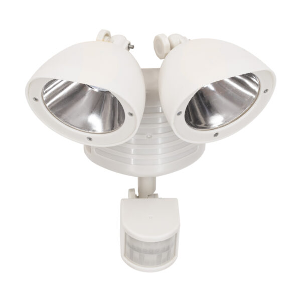 GloboStar® 71508 Λευκό Αυτόνομο Ηλιακό Φωτιστικό LED SMD 10W 150lm με Ενσωματωμένη Μπαταρία 1200mAh – Φωτοβολταϊκό Πάνελ με Αισθητήρα Ημέρας-Νύχτας και PIR Αισθητήρα Κίνησης Αδιάβροχο IP54 Ψυχρό Λευκό 6000K