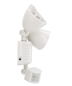 GloboStar® 71508 Λευκό Αυτόνομο Ηλιακό Φωτιστικό LED SMD 10W 150lm με Ενσωματωμένη Μπαταρία 1200mAh – Φωτοβολταϊκό Πάνελ με Αισθητήρα Ημέρας-Νύχτας και PIR Αισθητήρα Κίνησης Αδιάβροχο IP54 Ψυχρό Λευκό 6000K