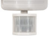 GloboStar® 71508 Λευκό Αυτόνομο Ηλιακό Φωτιστικό LED SMD 10W 150lm με Ενσωματωμένη Μπαταρία 1200mAh – Φωτοβολταϊκό Πάνελ με Αισθητήρα Ημέρας-Νύχτας και PIR Αισθητήρα Κίνησης Αδιάβροχο IP54 Ψυχρό Λευκό 6000K