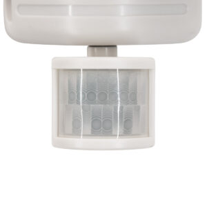GloboStar® 71508 Λευκό Αυτόνομο Ηλιακό Φωτιστικό LED SMD 10W 150lm με Ενσωματωμένη Μπαταρία 1200mAh – Φωτοβολταϊκό Πάνελ με Αισθητήρα Ημέρας-Νύχτας και PIR Αισθητήρα Κίνησης Αδιάβροχο IP54 Ψυχρό Λευκό 6000K