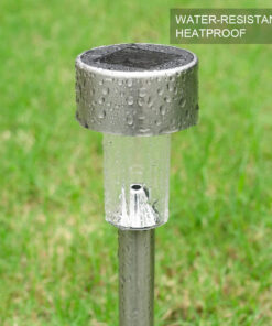 GloboStar® 71521 Αυτόνομο Ηλιακό Φωτιστικό LED SMD 1W 100lm με Ενσωματωμένη Μπαταρία 600mAh – Φωτοβολταϊκό Πάνελ με Αισθητήρα Ημέρας-Νύχτας Αδιάβροχο IP65 Φανάρι Κήπου Στρογγυλό Θερμό Λευκό 3000K