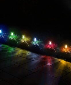 GloboStar® 71522 Αυτόνομο Ηλιακό Φωτιστικό LED SMD 1W 90lm με Ενσωματωμένη Μπαταρία 600mAh – Φωτοβολταϊκό Πάνελ με Αισθητήρα Ημέρας-Νύχτας Αδιάβροχο IP65 Φανάρι Κήπου Στρογγυλό Πολύχρωμο RGB