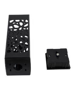 GloboStar® TRIBAL 71526 ΣΕΤ 4 Τεμαχίων Αυτόνομα Ηλιακά Φωτιστικά LED SMD 0.80W/Τεμ. 80lm/Τεμ. με Ενσωματωμένη Μπαταρία 600mAh – Φωτοβολταϊκό Πάνελ με Αισθητήρα Ημέρας-Νύχτας Αδιάβροχο IP65 Φανάρι Κήπου Τετράγωνο Θερμό Λευκό 2700K Μ6 x Π6 x Υ18cm – 1 Χρόνo Εγγύηση