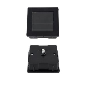 GloboStar® TRIBAL 71526 ΣΕΤ 4 Τεμαχίων Αυτόνομα Ηλιακά Φωτιστικά LED SMD 0.80W/Τεμ. 80lm/Τεμ. με Ενσωματωμένη Μπαταρία 600mAh – Φωτοβολταϊκό Πάνελ με Αισθητήρα Ημέρας-Νύχτας Αδιάβροχο IP65 Φανάρι Κήπου Τετράγωνο Θερμό Λευκό 2700K Μ6 x Π6 x Υ18cm – 1 Χρόνo Εγγύηση