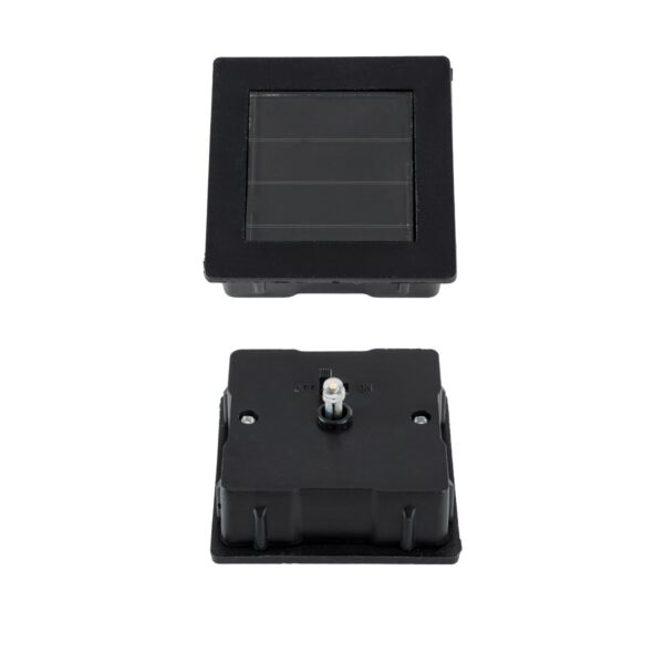 GloboStar® TRIBAL 71526 ΣΕΤ 4 Τεμαχίων Αυτόνομα Ηλιακά Φωτιστικά LED SMD 0.80W/Τεμ. 80lm/Τεμ. με Ενσωματωμένη Μπαταρία 600mAh – Φωτοβολταϊκό Πάνελ με Αισθητήρα Ημέρας-Νύχτας Αδιάβροχο IP65 Φανάρι Κήπου Τετράγωνο Θερμό Λευκό 2700K Μ6 x Π6 x Υ18cm – 1 Χρόνo Εγγύηση