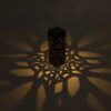 GloboStar® TRIBAL 71526 ΣΕΤ 4 Τεμαχίων Αυτόνομα Ηλιακά Φωτιστικά LED SMD 0.80W/Τεμ. 80lm/Τεμ. με Ενσωματωμένη Μπαταρία 600mAh – Φωτοβολταϊκό Πάνελ με Αισθητήρα Ημέρας-Νύχτας Αδιάβροχο IP65 Φανάρι Κήπου Τετράγωνο Θερμό Λευκό 2700K Μ6 x Π6 x Υ18cm – 1 Χρόνo Εγγύηση