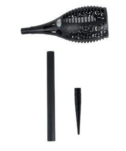 GloboStar® 71528 Αυτόνομο Ηλιακό Φωτιστικό LED SMD 4W 200lm με Ενσωματωμένη Μπαταρία 800mAh – Φωτοβολταϊκό Πάνελ – Αισθητήρα Ημέρας-Νύχτας Φαναράκι Κήπου – Εφέ Φλόγας Διακοσμητικό Αυτόνομο Αδιάβροχο IP65 1500-2000K Φ9.5 x Υ60cm