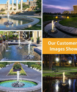 GloboStar® 71531 Ηλιακό Αυτόνομο Φωτοβολταϊκό Διακοσμητικό Συντριβάνι LED 3W με Μέγιστο Ύψος Νερού 30-60cm – 4 Διαφορετικά Μπέκ Ψεκασμού Αδιάβροχο IP68 Θερμό Λευκό 2700K Φ18 x Υ8cm