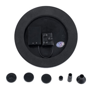 GloboStar® 71533 Ηλιακό Αυτόνομο Φωτοβολταϊκό Διακοσμητικό Συντριβάνι LED 3W με Μέγιστο Ύψος Νερού 30-60cm – 4 Διαφορετικά Μπέκ Ψεκασμού Αδιάβροχο IP68 Πολύχρωμο RGB Φ18 x Υ8cm