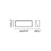 Faro Barcelona HALF Επιτοίχιο Φωτιστικό Μαύρου Χρώματος SMD LED 20W 3000K- 71537