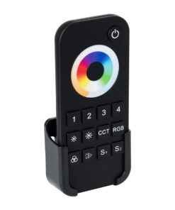 GloboStar® 71544 RT10 SKYDANCE Ασύρματο Χειριστήριο Αφής RF 2.4Ghz 4 Group για όλα τα RGBW+WW SKYDANCE Controller DC 3V 2 x AAA – IP20 Μαύρο Μ12.2 x Π5.3 x Υ1.7cm – 5 Years Warranty