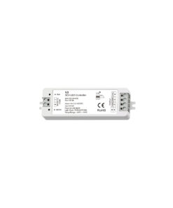 GloboStar® 71546 V3 SKYDANCE DC RF 2.4Ghz Dimmer High Speed Controller 3 Καναλιών DC 12-24V 3 x 5A 96W – Max 12A 288W – IP20 Μ10 x Π3.5 x Υ2cm – 5 Years Warranty