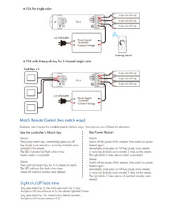 GloboStar® 71547 V3-L SKYDANCE DC RF 2.4Ghz Dimmer High Speed Controller & Push Dimming 3 Κανάλια DC 12-48V 3 x 6A 288W – Max 18.5A 288W – IP20 Μ17.5 x Π4.5 x Υ2.5cm – 5 Years Warranty