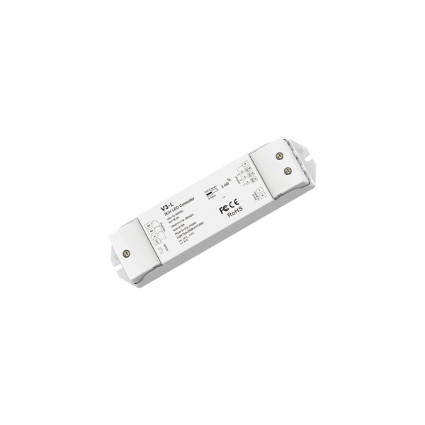 GloboStar® 71547 V3-L SKYDANCE DC RF 2.4Ghz Dimmer High Speed Controller & Push Dimming 3 Κανάλια DC 12-48V 3 x 6A 288W – Max 18.5A 288W – IP20 Μ17.5 x Π4.5 x Υ2.5cm – 5 Years Warranty
