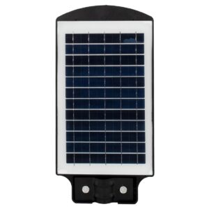 GloboStar® 71550 Αυτόνομο Ηλιακό Φωτιστικό Δρόμου Street Light LED SMD 50W 4000lm με Ενσωματωμένη Μπαταρία Li-ion 4500mAh – Φωτοβολταϊκό Πάνελ με Αισθητήρα Ημέρας-Νύχτας PIR Αισθητήρα Κίνησης και Ασύρματο Χειριστήριο Αδιάβροχο IP65 Ψυχρό Λευκό 6000K