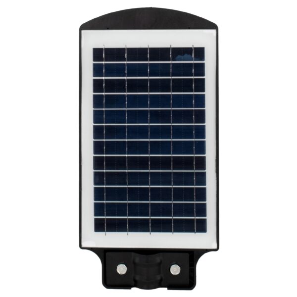 GloboStar® 71550 Αυτόνομο Ηλιακό Φωτιστικό Δρόμου Street Light LED SMD 50W 4000lm με Ενσωματωμένη Μπαταρία Li-ion 4500mAh – Φωτοβολταϊκό Πάνελ με Αισθητήρα Ημέρας-Νύχτας PIR Αισθητήρα Κίνησης και Ασύρματο Χειριστήριο Αδιάβροχο IP65 Ψυχρό Λευκό 6000K