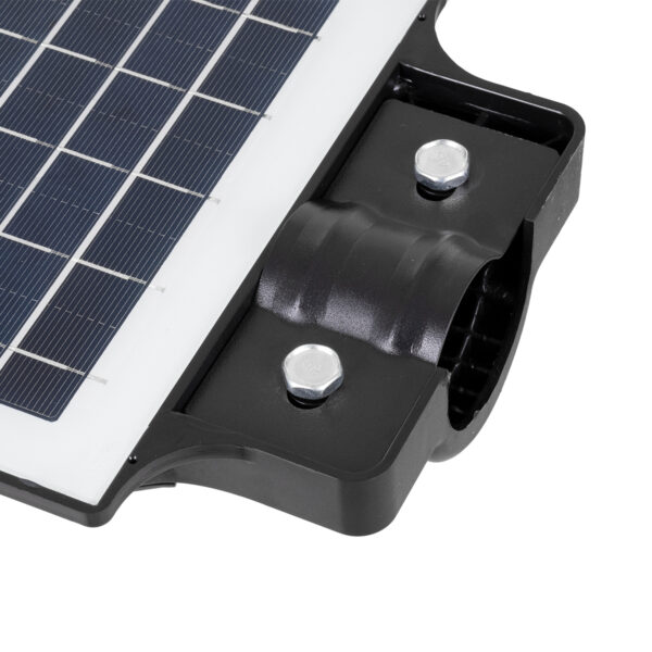 GloboStar® 71551 Αυτόνομο Ηλιακό Φωτιστικό Δρόμου Street Light LED SMD 100W 8000lm με Ενσωματωμένη Μπαταρία Li-ion 5500mAh – Φωτοβολταϊκό Πάνελ με Αισθητήρα Ημέρας-Νύχτας PIR Αισθητήρα Κίνησης Αδιάβροχο IP65 Ψυχρό Λευκό 6000K