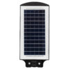 GloboStar® 71551 Αυτόνομο Ηλιακό Φωτιστικό Δρόμου Street Light LED SMD 100W 8000lm με Ενσωματωμένη Μπαταρία Li-ion 5500mAh – Φωτοβολταϊκό Πάνελ με Αισθητήρα Ημέρας-Νύχτας PIR Αισθητήρα Κίνησης Αδιάβροχο IP65 Ψυχρό Λευκό 6000K