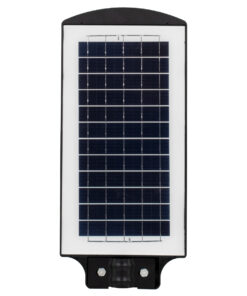 GloboStar® 71551 Αυτόνομο Ηλιακό Φωτιστικό Δρόμου Street Light LED SMD 100W 8000lm με Ενσωματωμένη Μπαταρία Li-ion 5500mAh – Φωτοβολταϊκό Πάνελ με Αισθητήρα Ημέρας-Νύχτας PIR Αισθητήρα Κίνησης Αδιάβροχο IP65 Ψυχρό Λευκό 6000K