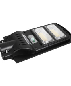 GloboStar® 71551 Αυτόνομο Ηλιακό Φωτιστικό Δρόμου Street Light LED SMD 100W 8000lm με Ενσωματωμένη Μπαταρία Li-ion 5500mAh – Φωτοβολταϊκό Πάνελ με Αισθητήρα Ημέρας-Νύχτας PIR Αισθητήρα Κίνησης Αδιάβροχο IP65 Ψυχρό Λευκό 6000K