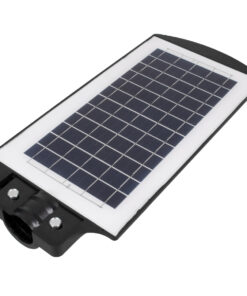 GloboStar® 71551 Αυτόνομο Ηλιακό Φωτιστικό Δρόμου Street Light LED SMD 100W 8000lm με Ενσωματωμένη Μπαταρία Li-ion 5500mAh – Φωτοβολταϊκό Πάνελ με Αισθητήρα Ημέρας-Νύχτας PIR Αισθητήρα Κίνησης Αδιάβροχο IP65 Ψυχρό Λευκό 6000K