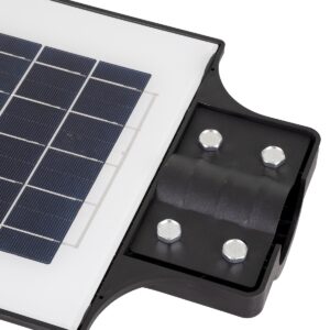 GloboStar® 71552 Αυτόνομο Ηλιακό Φωτιστικό Δρόμου Street Light LED SMD 150W 12000lm με Ενσωματωμένη Μπαταρία Li-ion 9000mAh – Φωτοβολταϊκό Πάνελ με Αισθητήρα Ημέρας-Νύχτας PIR Αισθητήρα Κίνησης και Ασύρματο Χειριστήριο Αδιάβροχο IP65 Ψυχρό Λευκό 6000K