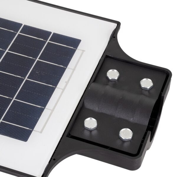 GloboStar® 71552 Αυτόνομο Ηλιακό Φωτιστικό Δρόμου Street Light LED SMD 150W 12000lm με Ενσωματωμένη Μπαταρία Li-ion 9000mAh – Φωτοβολταϊκό Πάνελ με Αισθητήρα Ημέρας-Νύχτας PIR Αισθητήρα Κίνησης και Ασύρματο Χειριστήριο Αδιάβροχο IP65 Ψυχρό Λευκό 6000K