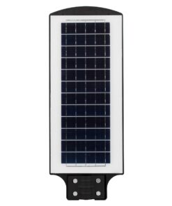 GloboStar® 71552 Αυτόνομο Ηλιακό Φωτιστικό Δρόμου Street Light LED SMD 150W 12000lm με Ενσωματωμένη Μπαταρία Li-ion 9000mAh – Φωτοβολταϊκό Πάνελ με Αισθητήρα Ημέρας-Νύχτας PIR Αισθητήρα Κίνησης και Ασύρματο Χειριστήριο Αδιάβροχο IP65 Ψυχρό Λευκό 6000K