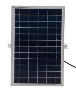 GloboStar® 71554 Αυτόνομος Ηλιακός Προβολέας LED SMD 25W 2000lm με Ενσωματωμένη Μπαταρία 3000mAh – Φωτοβολταϊκό Πάνελ με Αισθητήρα Ημέρας-Νύχτας και Ασύρματο Χειριστήριο RF 2.4Ghz Αδιάβροχος IP66 Ψυχρό Λευκό 6000K