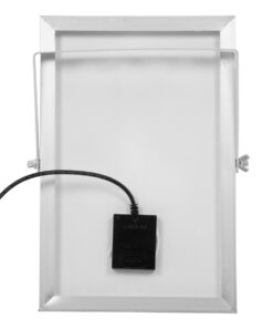 GloboStar® 71554 Αυτόνομος Ηλιακός Προβολέας LED SMD 25W 2000lm με Ενσωματωμένη Μπαταρία 3000mAh – Φωτοβολταϊκό Πάνελ με Αισθητήρα Ημέρας-Νύχτας και Ασύρματο Χειριστήριο RF 2.4Ghz Αδιάβροχος IP66 Ψυχρό Λευκό 6000K