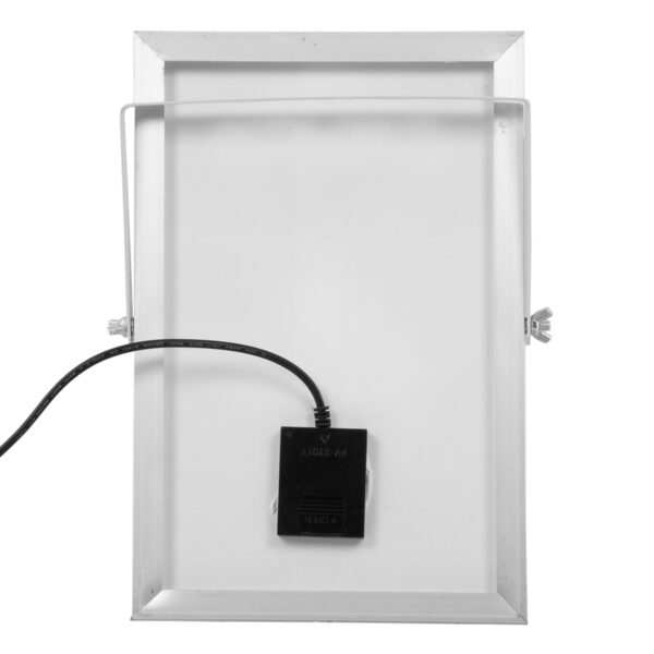 GloboStar® 71554 Αυτόνομος Ηλιακός Προβολέας LED SMD 25W 2000lm με Ενσωματωμένη Μπαταρία 3000mAh – Φωτοβολταϊκό Πάνελ με Αισθητήρα Ημέρας-Νύχτας και Ασύρματο Χειριστήριο RF 2.4Ghz Αδιάβροχος IP66 Ψυχρό Λευκό 6000K