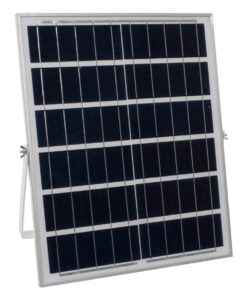 GloboStar® 71556 Αυτόνομος Ηλιακός Προβολέας LED SMD 60W 4800lm με Ενσωματωμένη Μπαταρία 10000mAh – Φωτοβολταϊκό Πάνελ με Αισθητήρα Ημέρας-Νύχτας και Ασύρματο Χειριστήριο RF 2.4Ghz Αδιάβροχος IP66 Ψυχρό Λευκό 6000K