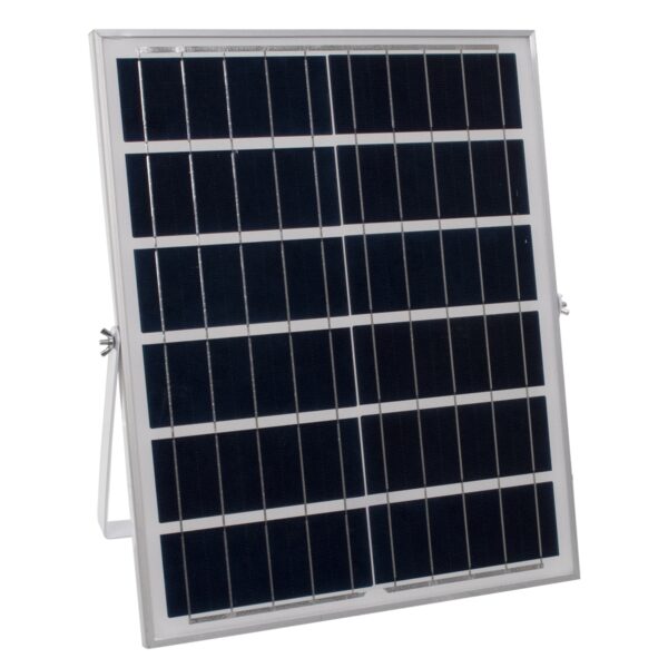 GloboStar® 71556 Αυτόνομος Ηλιακός Προβολέας LED SMD 60W 4800lm με Ενσωματωμένη Μπαταρία 10000mAh – Φωτοβολταϊκό Πάνελ με Αισθητήρα Ημέρας-Νύχτας και Ασύρματο Χειριστήριο RF 2.4Ghz Αδιάβροχος IP66 Ψυχρό Λευκό 6000K