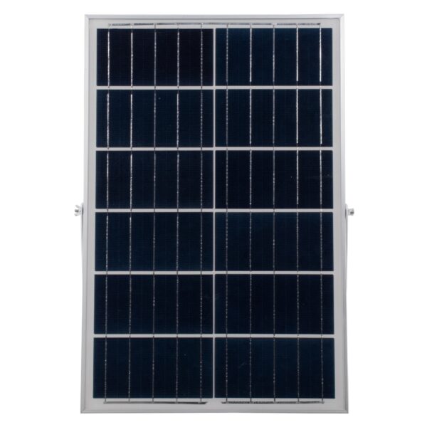 GloboStar® 71557 Αυτόνομος Ηλιακός Προβολέας LED SMD 100W 8000lm με Ενσωματωμένη Μπαταρία 15000mAh – Φωτοβολταϊκό Πάνελ με Αισθητήρα Ημέρας-Νύχτας και Ασύρματο Χειριστήριο RF 2.4Ghz Αδιάβροχος IP66 Ψυχρό Λευκό 6000K