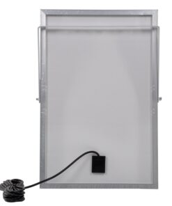 GloboStar® 71557 Αυτόνομος Ηλιακός Προβολέας LED SMD 100W 8000lm με Ενσωματωμένη Μπαταρία 15000mAh – Φωτοβολταϊκό Πάνελ με Αισθητήρα Ημέρας-Νύχτας και Ασύρματο Χειριστήριο RF 2.4Ghz Αδιάβροχος IP66 Ψυχρό Λευκό 6000K