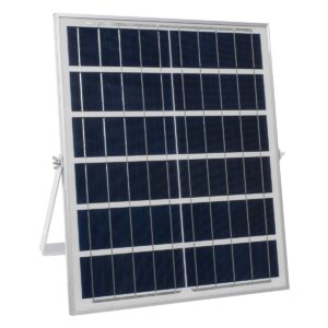 GloboStar® 71560 Αυτόνομος Ηλιακός Προβολέας LED SMD 150W 18000lm με Ενσωματωμένη Μπαταρία 15000mAh – Φωτοβολταϊκό Πάνελ με Αισθητήρα Ημέρας-Νύχτας και Ασύρματο Χειριστήριο RF 2.4Ghz Αδιάβροχος IP66 Ψυχρό Λευκό 6000K
