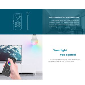 GloboStar® 71566 R2 SKYDANCE Ασύρματο Χειριστήριο Αφής RF 2.4Ghz 1 Group για όλα τα CCT SKYDANCE Controller DC 3V 2 x AAA – IP20 Μαύρο Μ12.2 x Π5.3 x Υ1.7cm – 5 Years Warranty