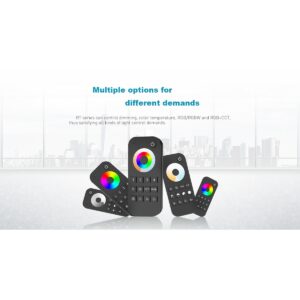 GloboStar® 71566 R2 SKYDANCE Ασύρματο Χειριστήριο Αφής RF 2.4Ghz 1 Group για όλα τα CCT SKYDANCE Controller DC 3V 2 x AAA – IP20 Μαύρο Μ12.2 x Π5.3 x Υ1.7cm – 5 Years Warranty