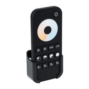 GloboStar® 71566 R2 SKYDANCE Ασύρματο Χειριστήριο Αφής RF 2.4Ghz 1 Group για όλα τα CCT SKYDANCE Controller DC 3V 2 x AAA – IP20 Μαύρο Μ12.2 x Π5.3 x Υ1.7cm – 5 Years Warranty